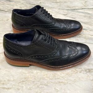 Mens Cole Haan 'Colton' Wingtip Oxfords - Black - Size 7 M - CL1756 K F13